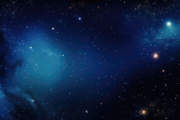 Wall Mural - A vivid space background filled with celestial wonders, stars, and space for your message