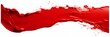 © Denis - Red stroke of paint isolated on white background