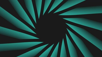 Poster - Gray-green circular dynamic gyre. Screensaver and background for intro. Footage animation.