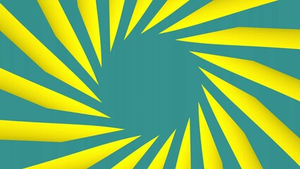 Poster - Yellow-green circular dynamic gyre. Screensaver or background for intro. Footage animation.