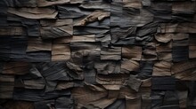  A Close Up Of A Piece Of Wood That Looks Like It Has Been Cut In Half And Is Made Out Of Strips Of Wood.