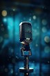 © EOL STUDIOS - microphone banner design with copy space