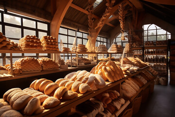 Wall Mural - A bakery in South Korea