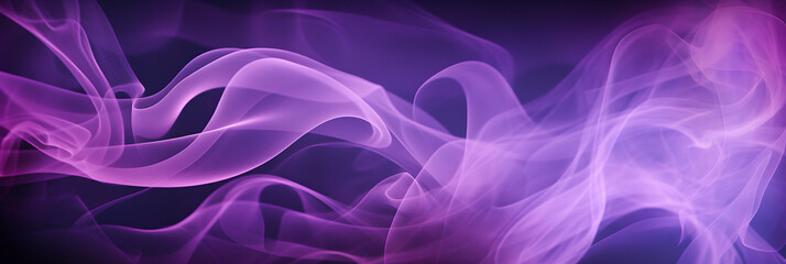 Wall Mural - purple smoke texture on black background