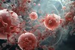 Moving cancerous cells. Generative AI