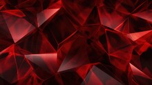 Abstract Dark Red Background With Mosaic Texture And Line