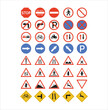 traffic sign isolated - eps 10