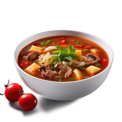 Wall Mural - Spicy Beef Soup w Tomato