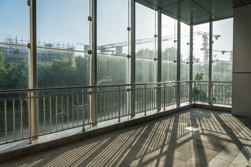 Poster - Corridor in modern business office building