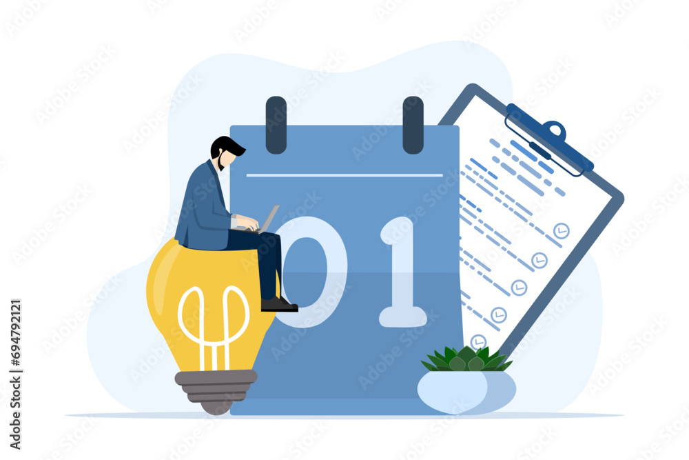 Task Plan Send Adapt Development plan concept. Teams navigate digital planning, allocate ...