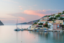 The Harbour Of Assos, Kefalonia, Ionian Islands, Greece.
