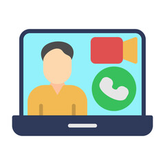 Poster - Video call Icon