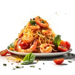 Wall Mural - Spaghetti w Shrimps