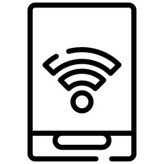 Canvas Print - Wifi Signal Icon