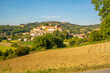 © robertharding - View of Monterchi and surrounding countryside, Province of Arezzo, Tuscany