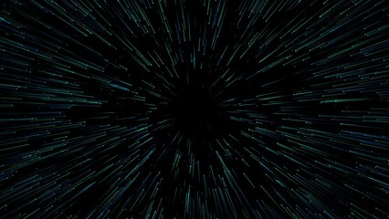Cyber or technology background. Cyberspace binary chain. Crypto space. 4K 3D artificial intelligence deep learning cyberpunk Concept science, motion, digital matrix background. source code encryption