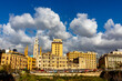 © robertharding - Saint George Maronite Cathedral spire and neighboring buildings, Beirut, Lebanon, Middle East