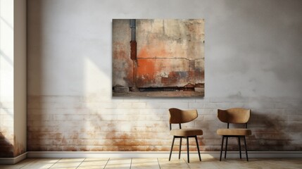 Aufkleber - Old wall with vintage