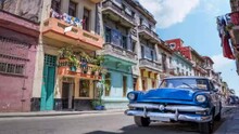 Havana, Cuba Time Lapse Footage Of Buildings And Streets