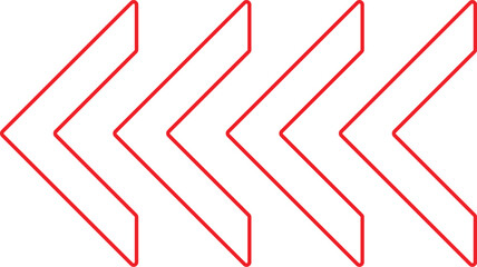 Poster - Lefr arrows Arrows Line Red.. See my portfolio for more color or design images.