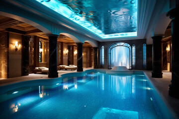 indoor luxury swimming pool