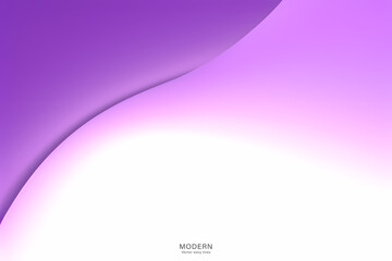 Abstract Purple on White Background. colorful wavy design wallpaper. creative graphic 2 d illustration. trendy fluid cover with dynamic shapes flow.