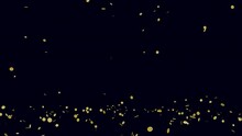 Coins Drop. Coins Rain Animation On Transparent Background. Falling Rotating Gold Coins. Falling Coins Or Money Golden Rain Motion Background With Alpha Channel.