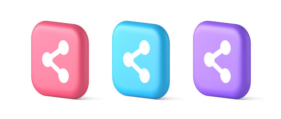 Poster - Decentralize compound connection encrypted network button cyberspace management 3d icon