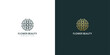 © sang - Luxury logo design concept, templet flower logo