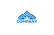 © SameGuy13 - Logo design of a house roof for the real estate or construction industry.