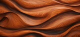 Fototapeta  - Abstract Burned Wooden Waves Texture. Generative ai