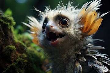 
In the vibrant tropical forest, a dynamic 4K Ultra HD documentary showcases the dynamic wildlife focus, revealing the detailed life of an aye-aye as it navigates its lush and exotic habitat.