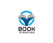 manual book steering car logo icon symbol design template illustration inspiration