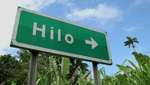 Hilo Hawaii Sign