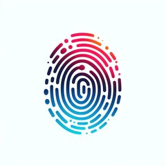 Poster - fingerprint lock secure security, ai generate