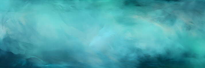 Wall Mural - Beautiful original wide format abstract background image in blue and teal tones for design or creative work