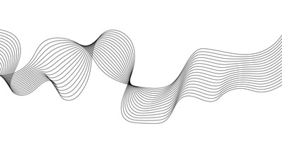 Abstract grey smooth element swoosh speed wave modern stream background. Abstract wave line for banner, wallpaper background with wave design. Abstract business wave curve lines background.