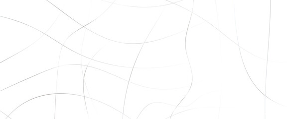 Poster - Vector curve waves pattern thin line wavy abstract 
Transparent background line art striped graphic template, white futuristic grey pattern abstract background with wavy shape used for business.