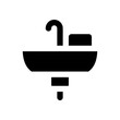sink glyph icon