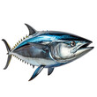 Expensive rare tuna bluefin tuna isolated on white background