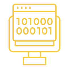 binary code icon