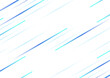 青の抽象ライン白背景