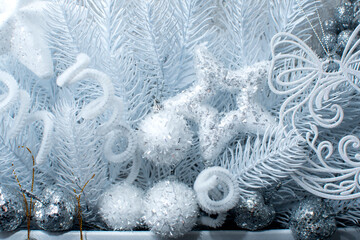 Wall Mural - Close up view of a Christmas decoration	