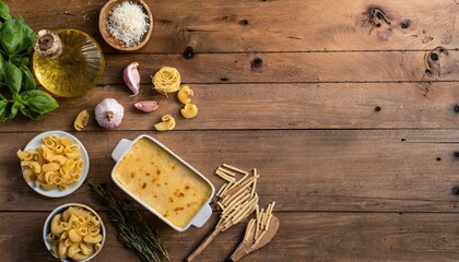 Wall Mural - Macaroni and Cheese: Pasta combined with a creamy cheese