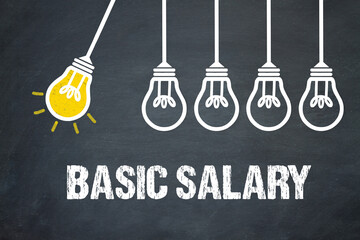 Wall Mural - Basic Salary	