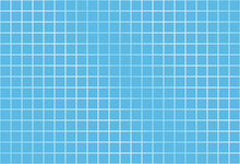 Squared Horizontal Background. Swimming Pool Seamless Tile Backdrop With A Gradient Effect. Abstract Minimalistic Decorative Grid With Squares.