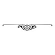 © alvaroc - Decorative divider element. Border florish Vector.