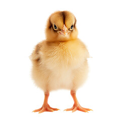 Chick isolated on transparent background. AI generated. PNG