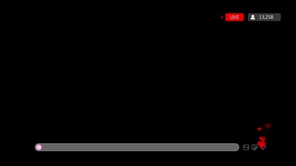 Poster - user interface of online streaming app on mobile phone. social media live streaming app template wit