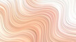 Light vector pattern with wavy lines. Trendy peach fuzz colour. Abstract backdrop, common design